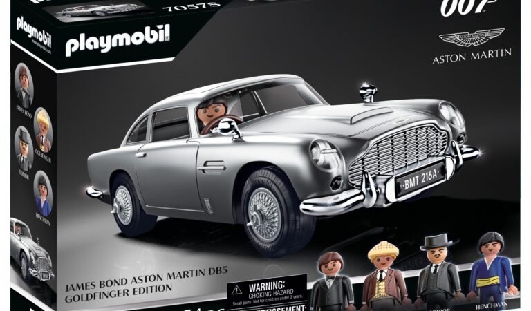 PLAYMOBIL launches licensed James Bond Aston Martin DB5 replica