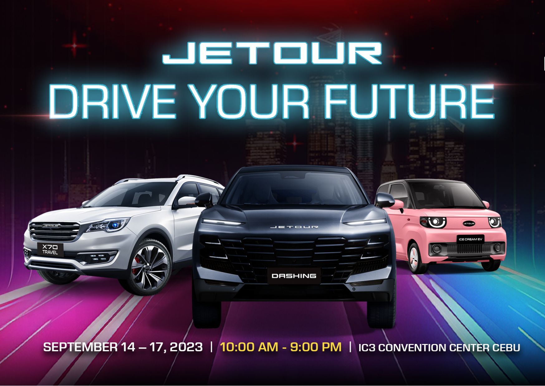 JETOUR AutoPH brings Travel Plus lifestyle to Cebu Auto Show 2023