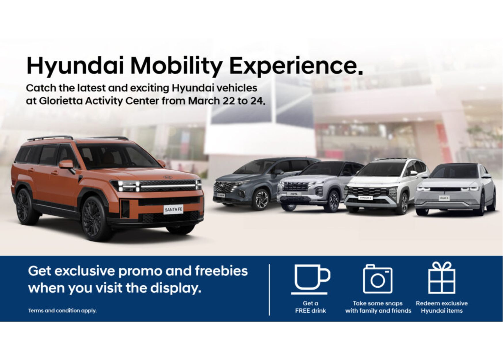 All-New Santa Fe at the Hyundai Mobility Experience in Makati City