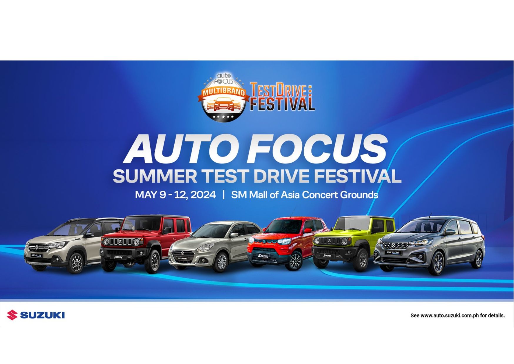 Catch SuzukiPH at the 2024 Auto Focus Summer Test Drive Festival