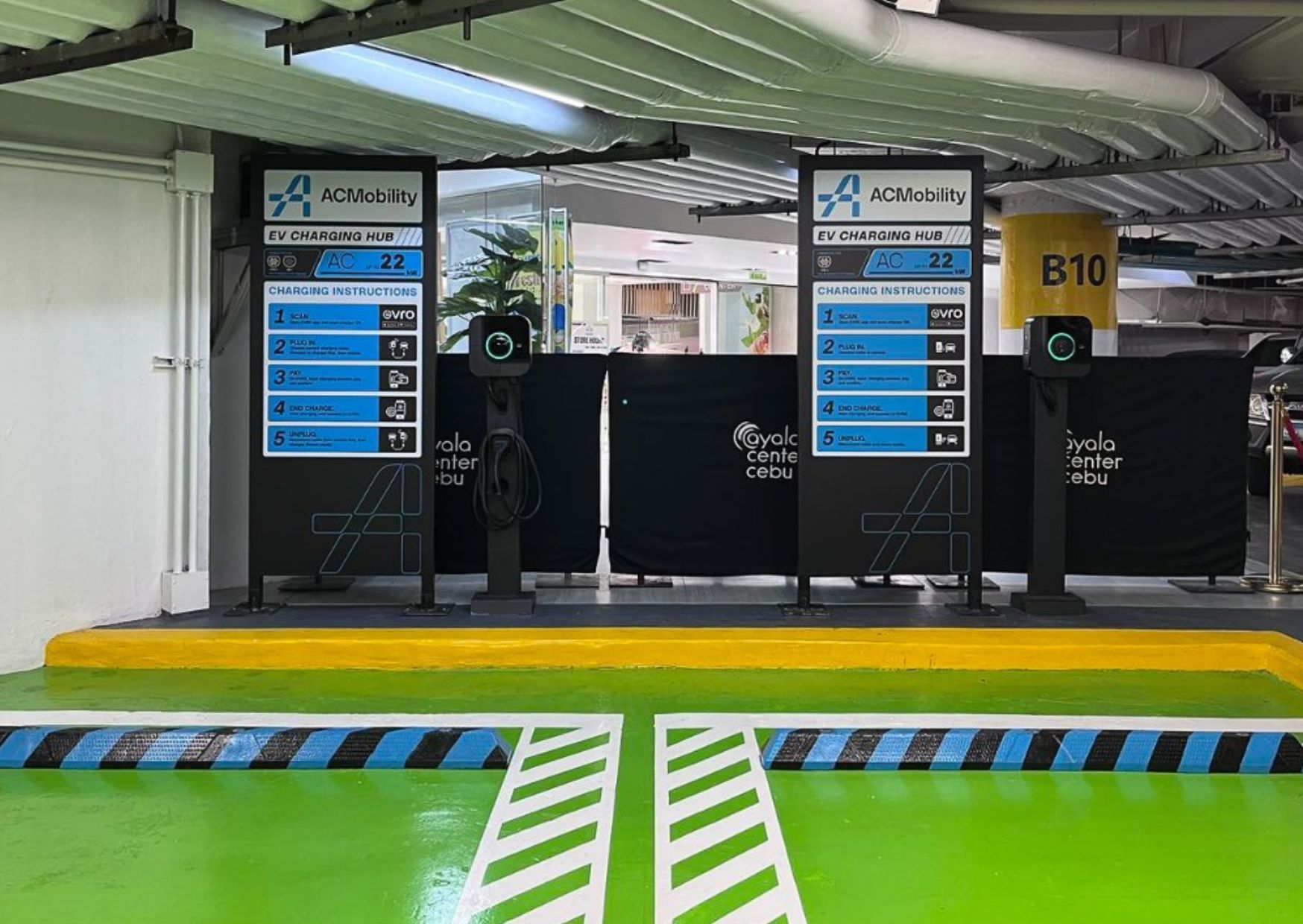 ACMobility and Ayala Center Cebu launch EV Charging Stations