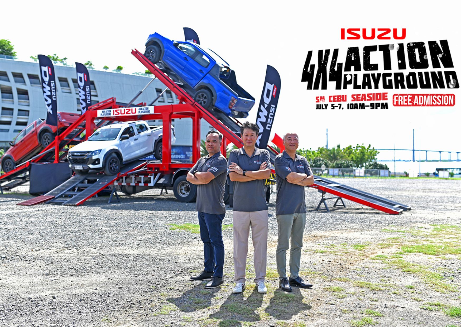 IsuzuPH showcases new D-MAX and 4×4 Action Playground at SM Cebu Seaside