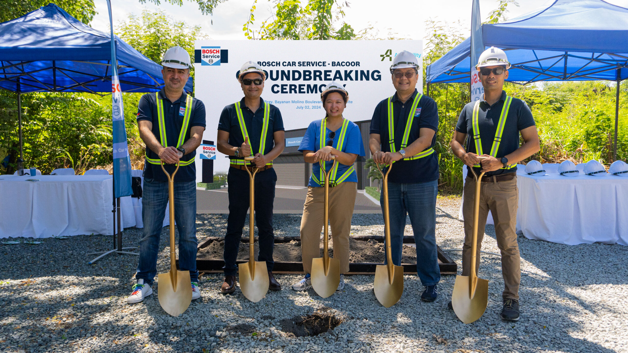 Bosch Car ServicePH breaks ground in Bacoor, Flagship Outlet to open this September