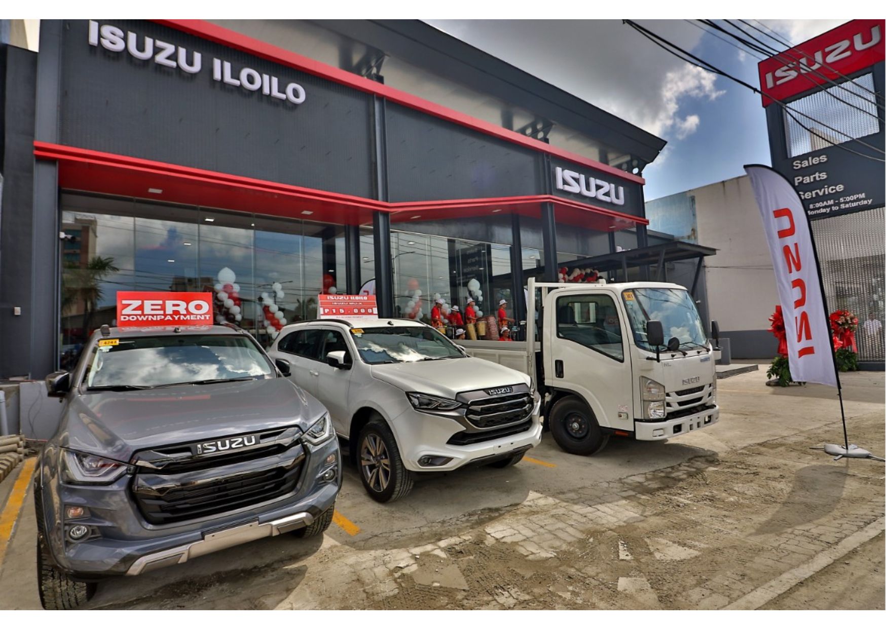 IsuzuPH holds back-to-back-to-back IOS dealership openings in the Visayas