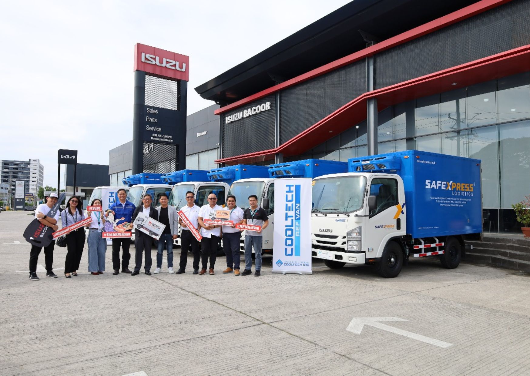 Isuzu Bacoor fields Japan-spec refrigerated van for enhanced cold chain logistics