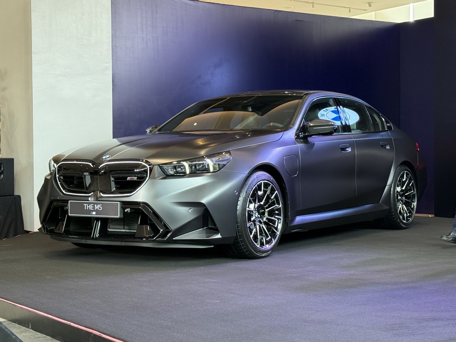 all-new BMW m5 front left. This is the sedan version