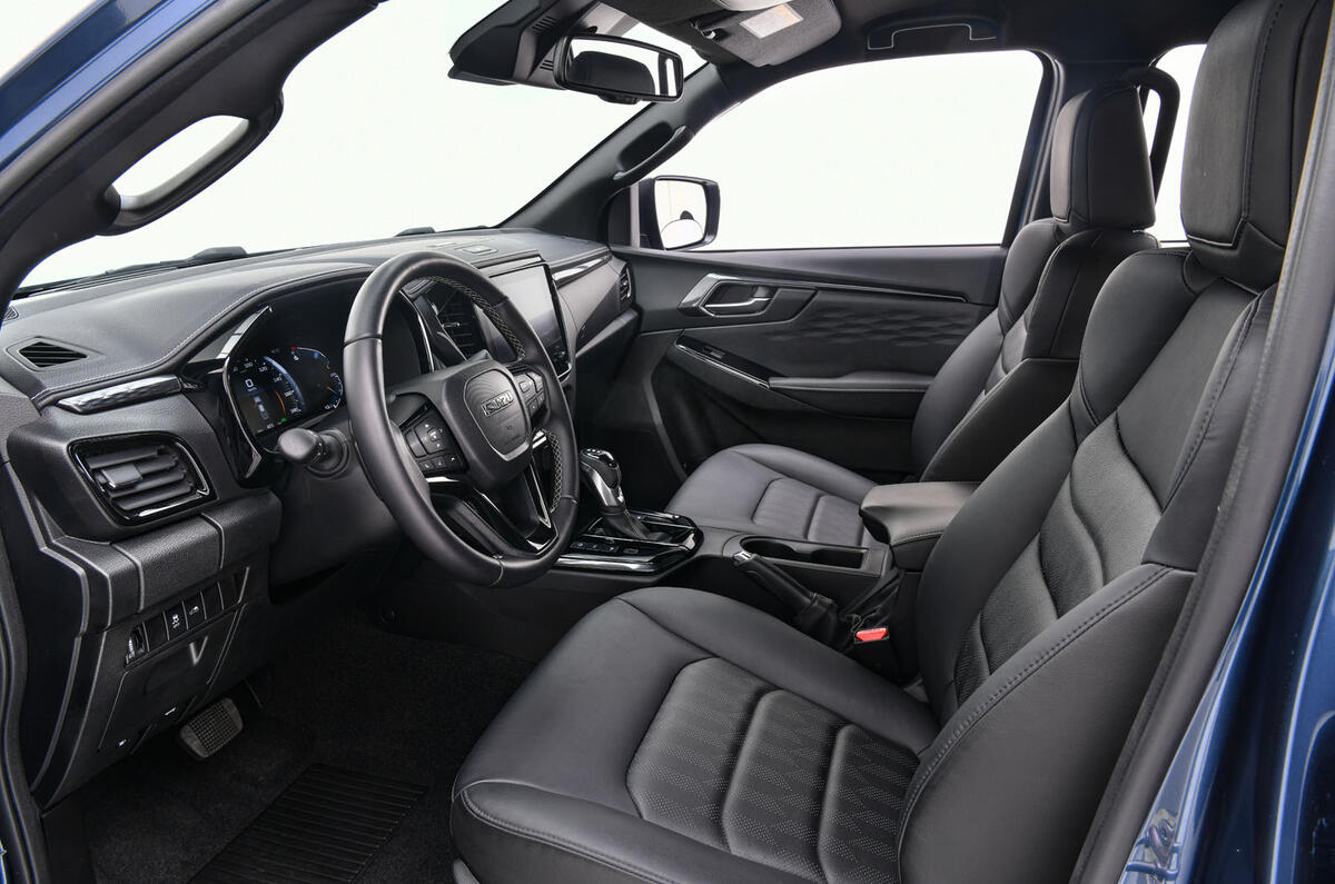 Isuzu D-Max EV front passenger cabin