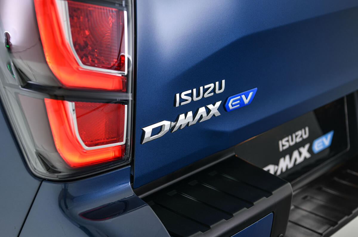 Isuzu D-Max EV badge