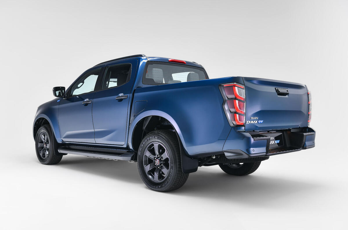 Isuzu D-Max EV rear left view