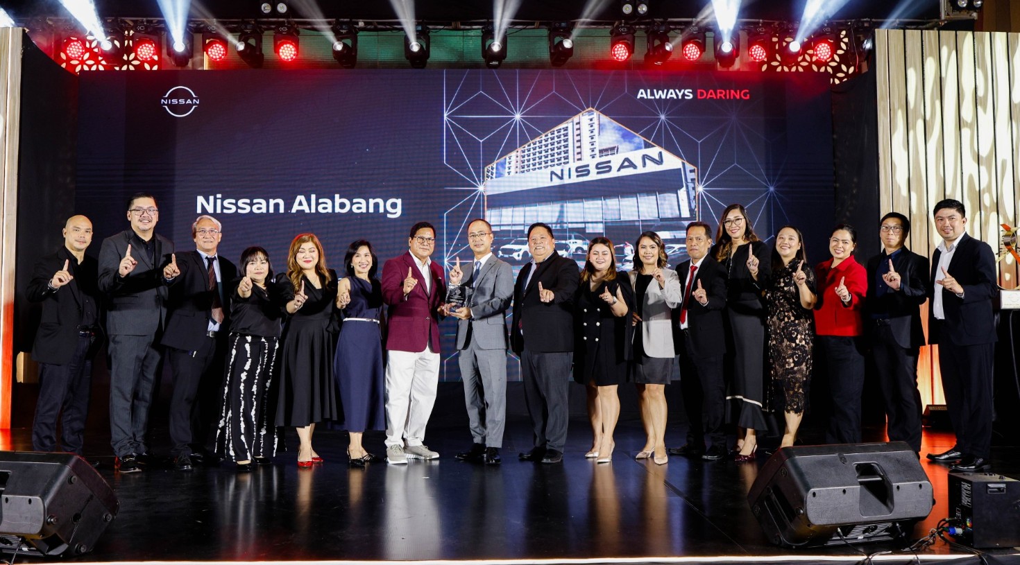 Nissan Alabang is presented with the 2025 Nissan Global Award
