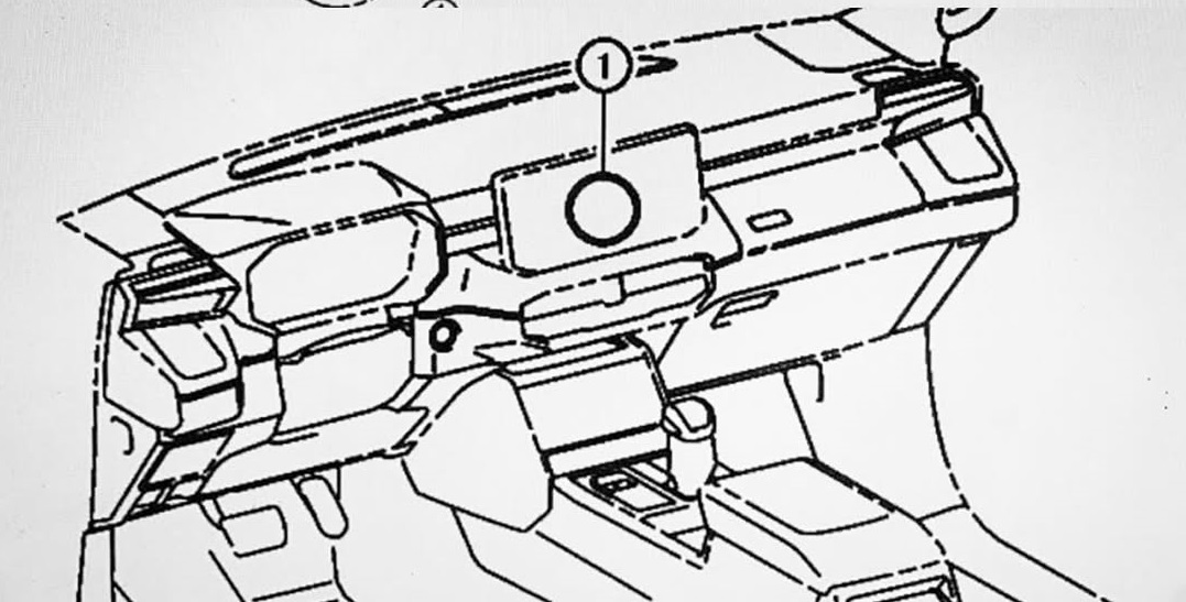 leaked sketch of all-new Toyota Hilux. interior