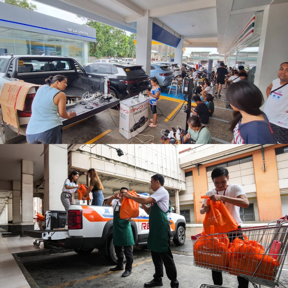 ACMobility and BYD Philippines relief efforts in Metro Manila and La Union