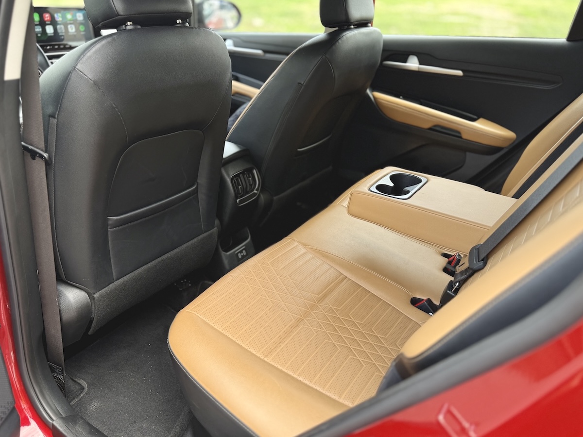 Kia Sonet rear seats