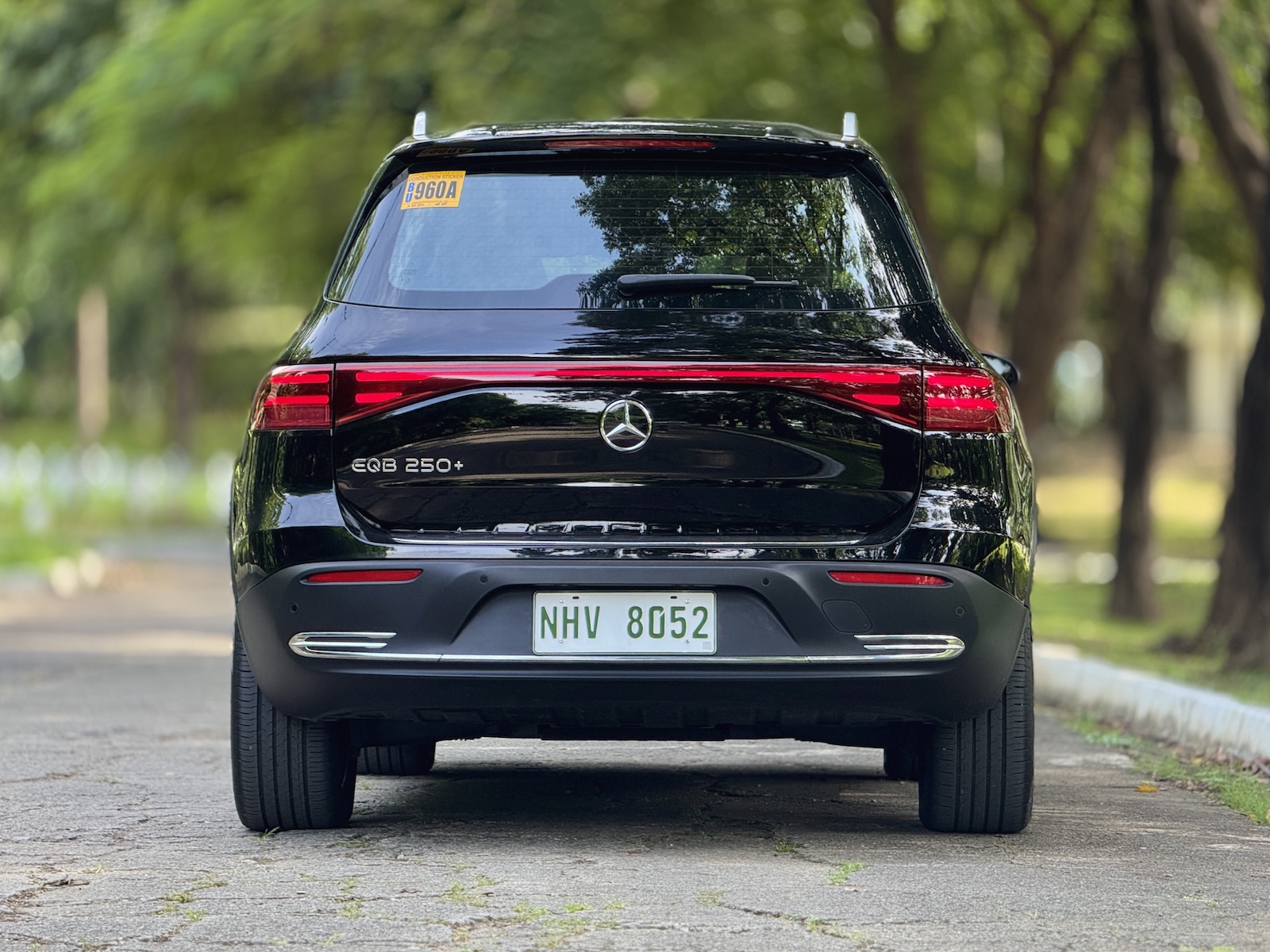 Mercedes-Benz EQB 250 Review rear beauty shot