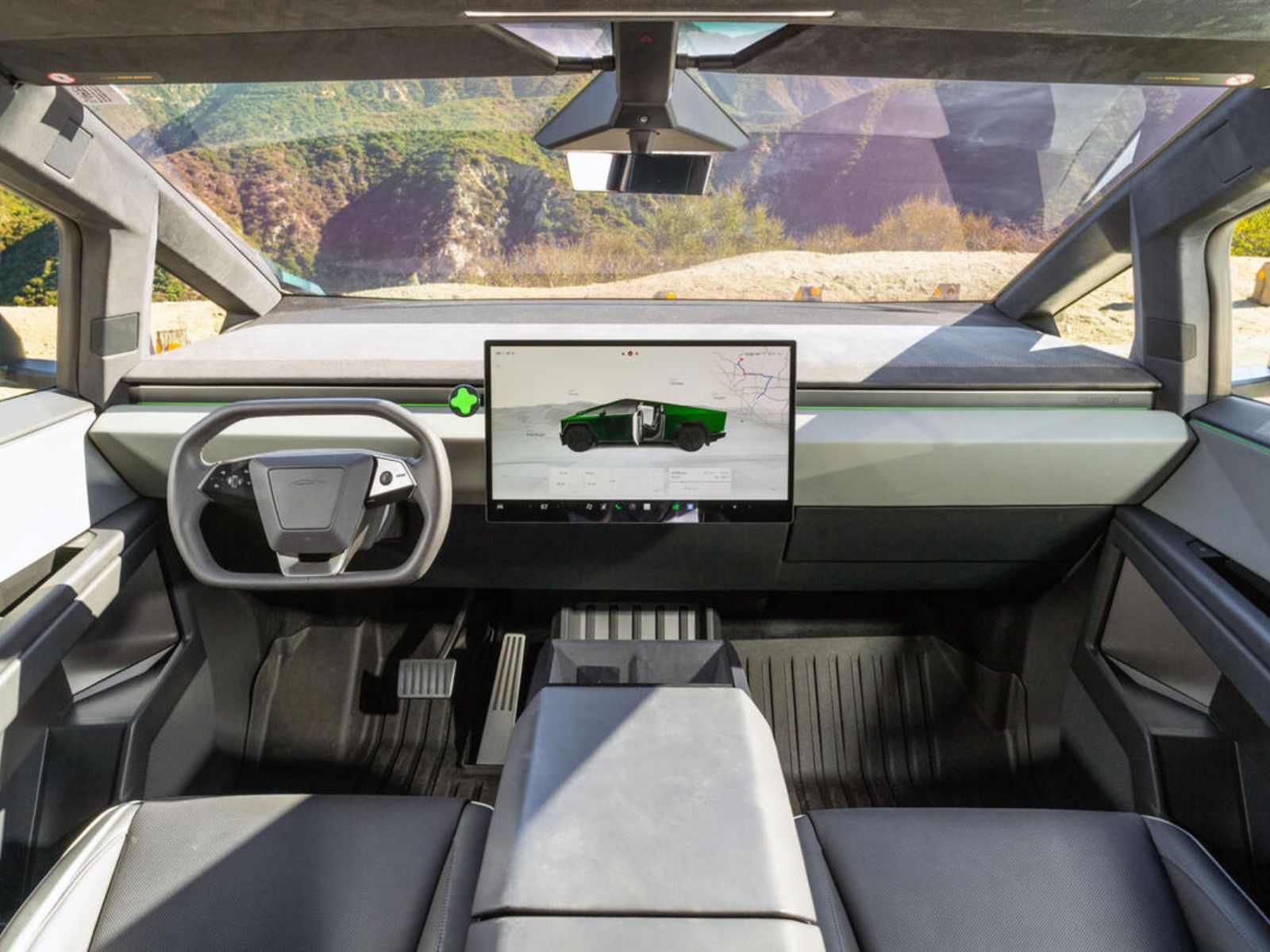 Tesla Cybertruck interior