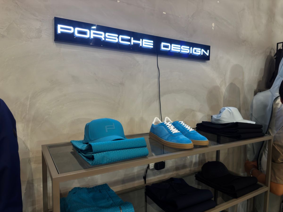 Porsche Design Manila apparel, footwear, cap