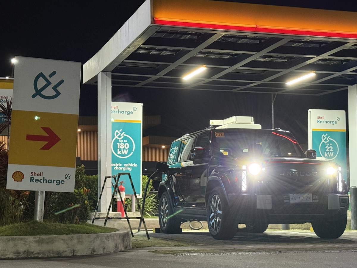 Shell EV charging station