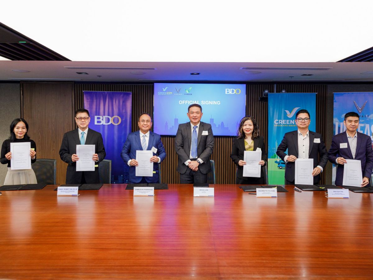 VinFast Philippines, V-Green, Green GSM, BDO partnership