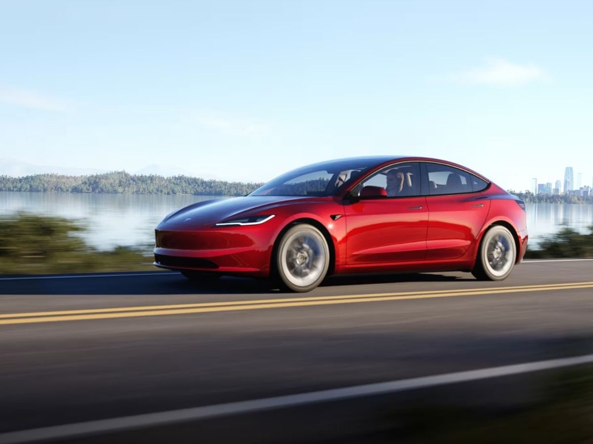Tesla Model 3 front left quarter