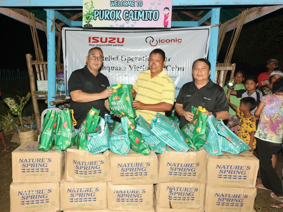 Isuzu relief operation to quake-hit Cebu