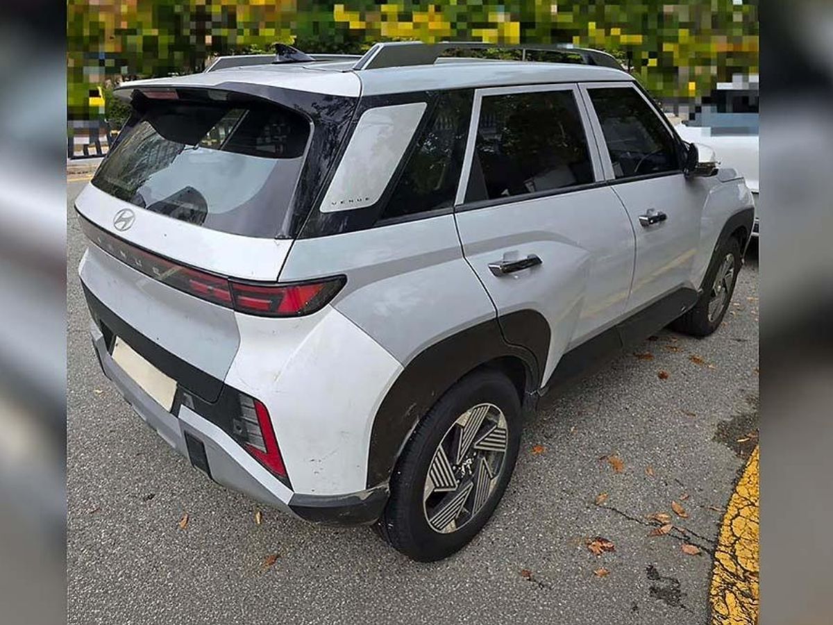 Car Sales Hyundai Venue Spy Shot rear