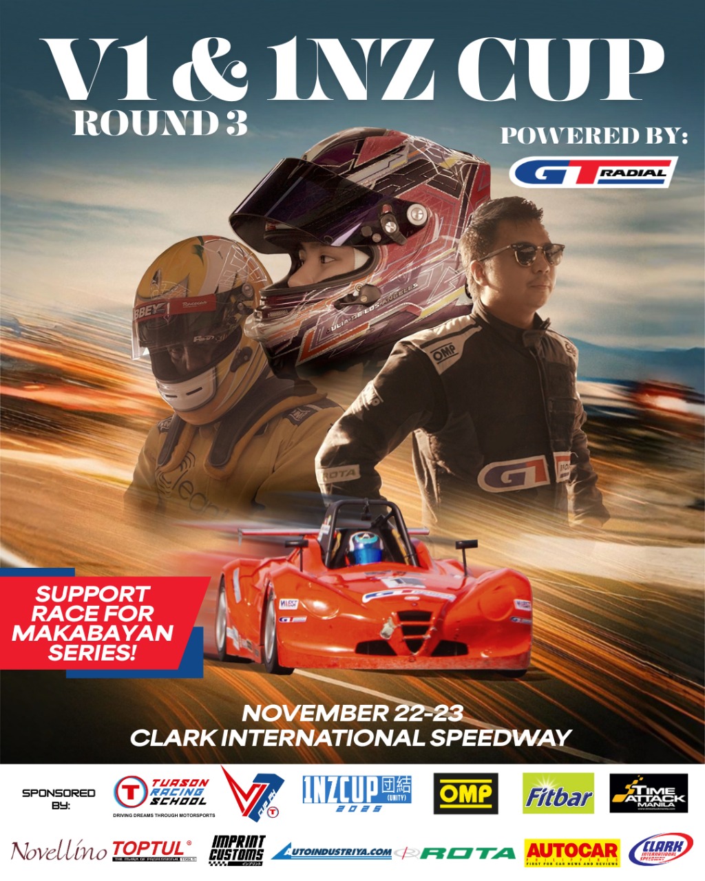 V1 & 1NZ Unity Cup 2025 poster