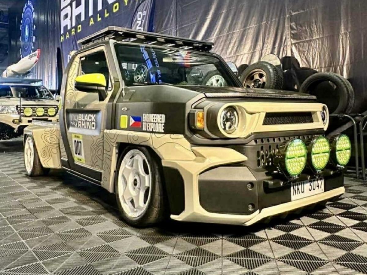 Black Rhino’s Toyota Tamaraw was made in collaboration with Hoonigan