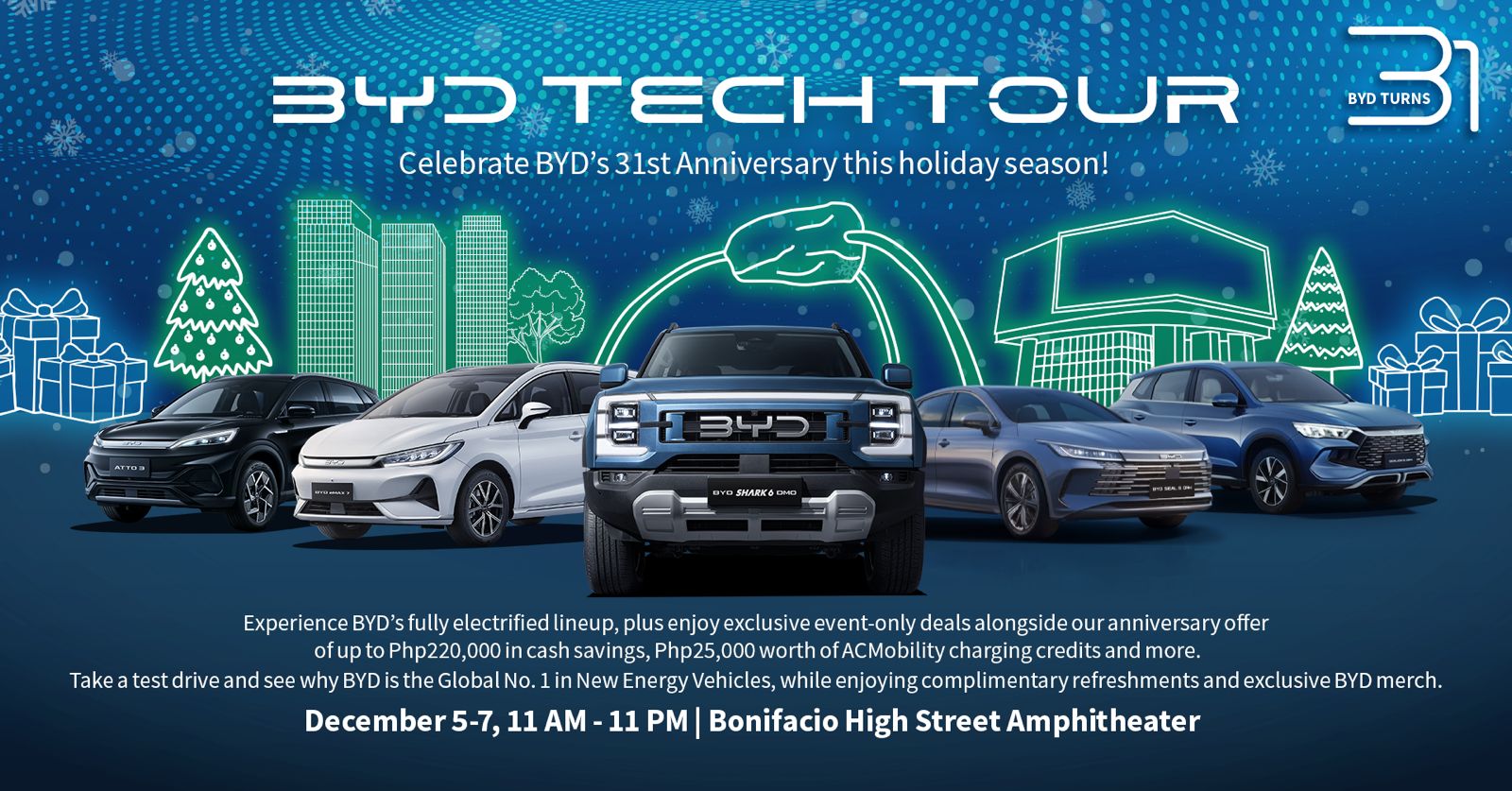 BYD 31st anniversary