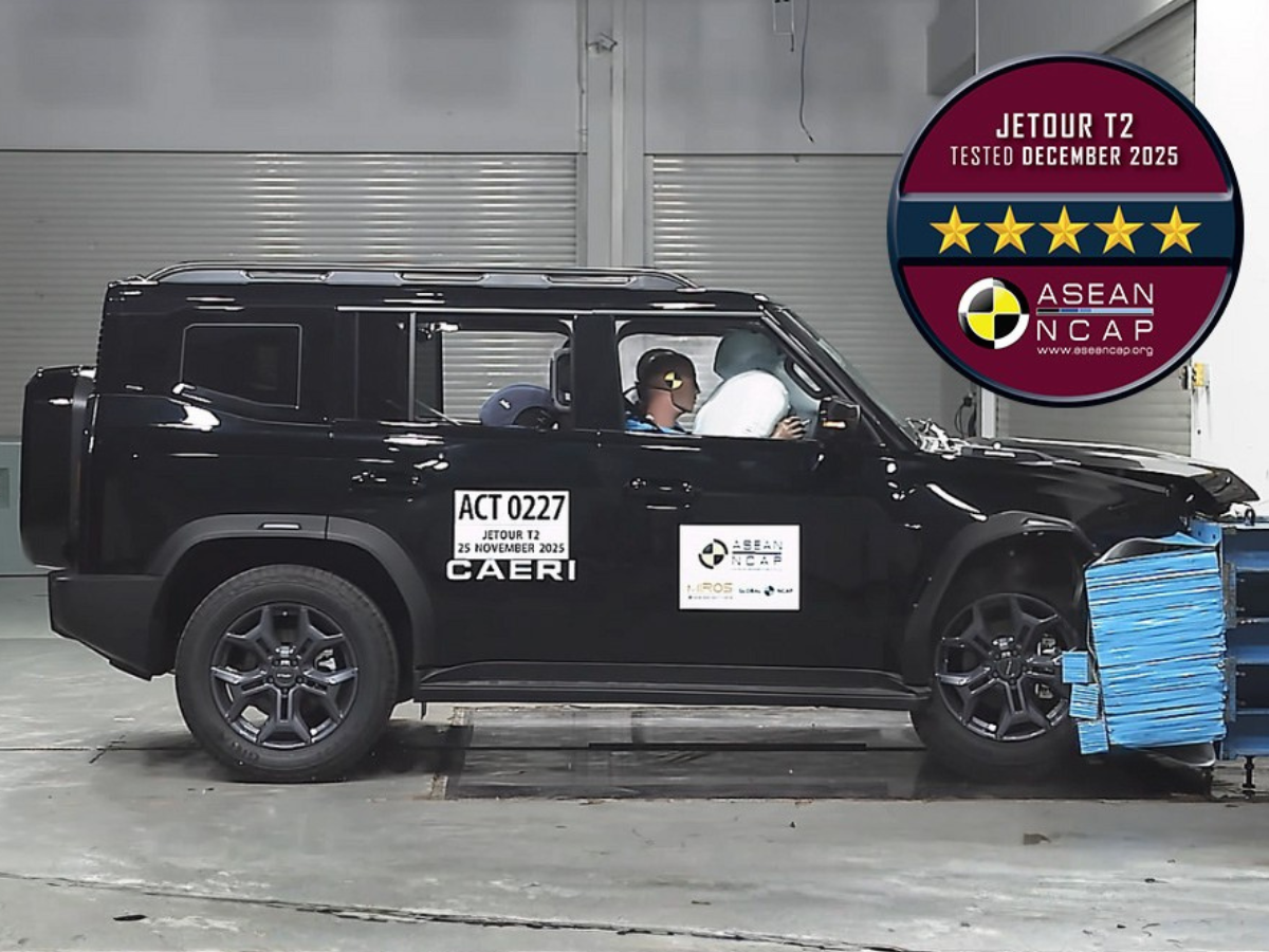 Jetour T2 gets 5-star ASEAN NCAP safety rating