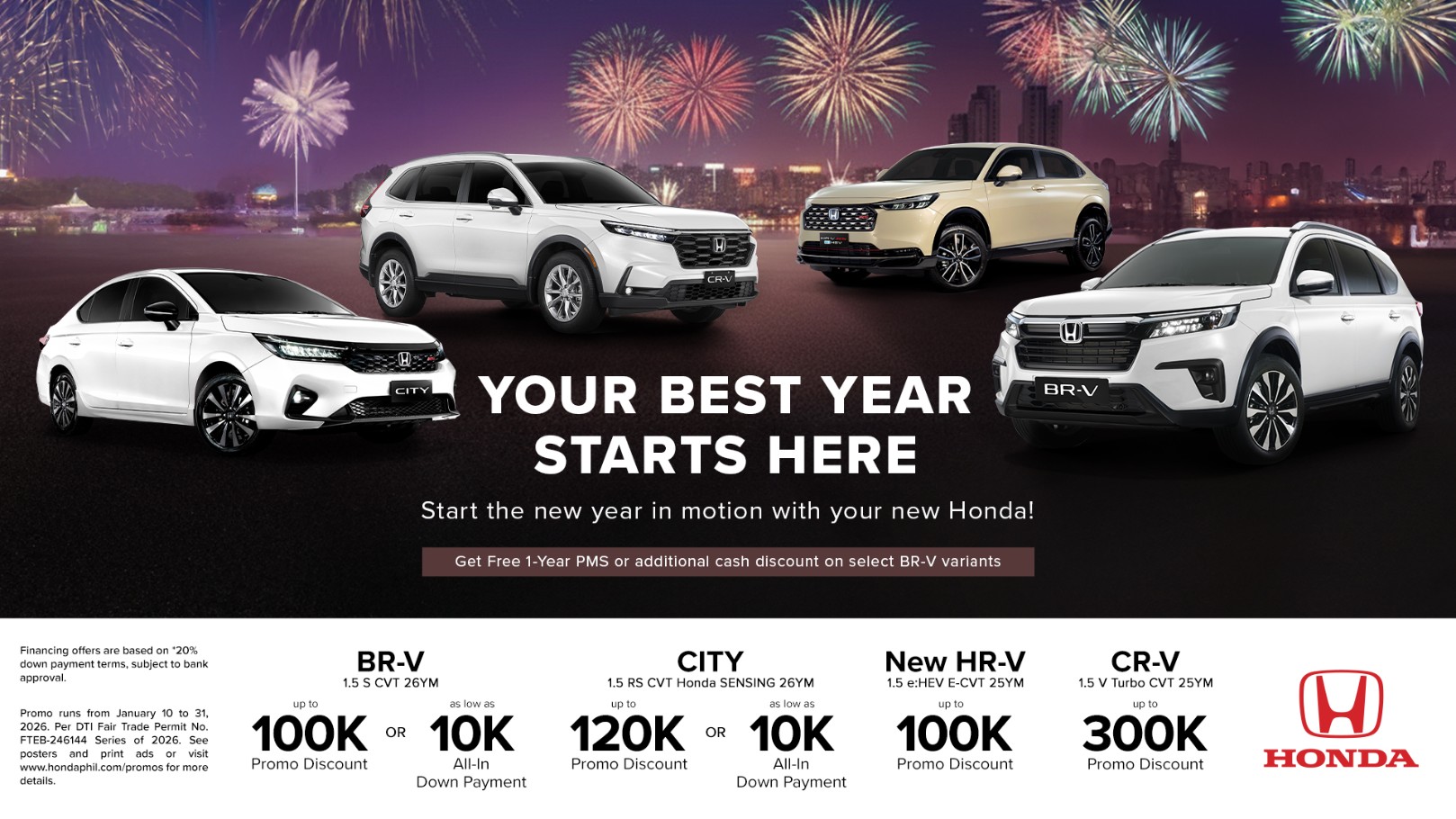 Honda January 2026 proms