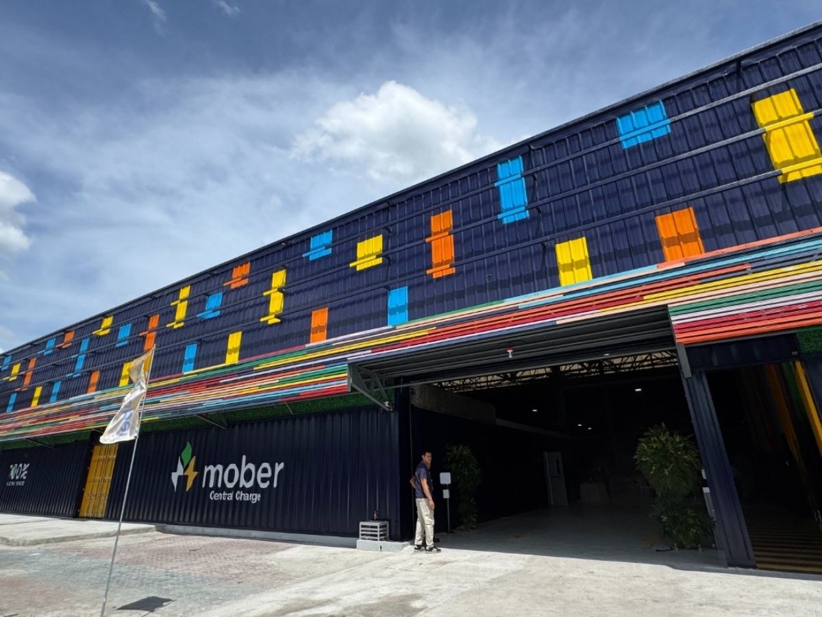 Mober EV logistics fleet charging hub in Pasay City