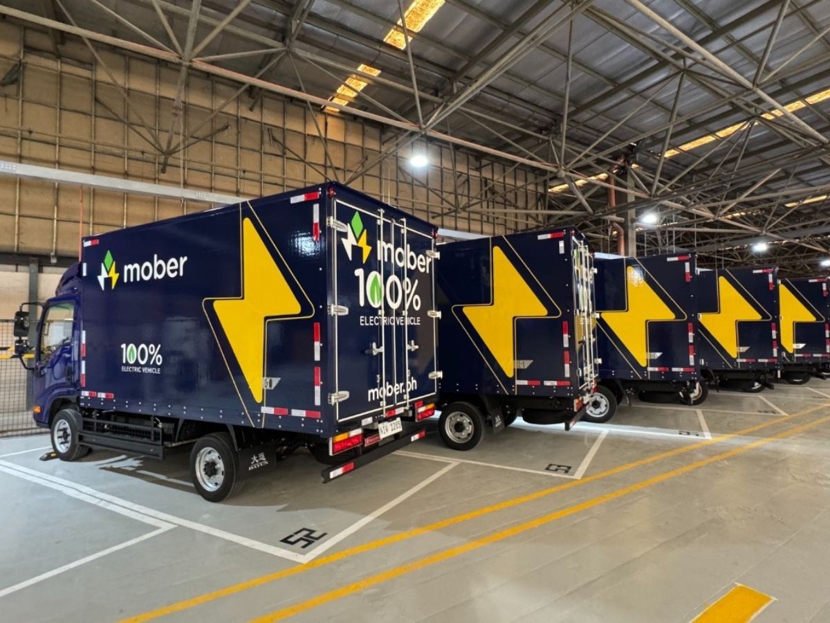 Mober EV logistics fleet charging hub in Pasay City