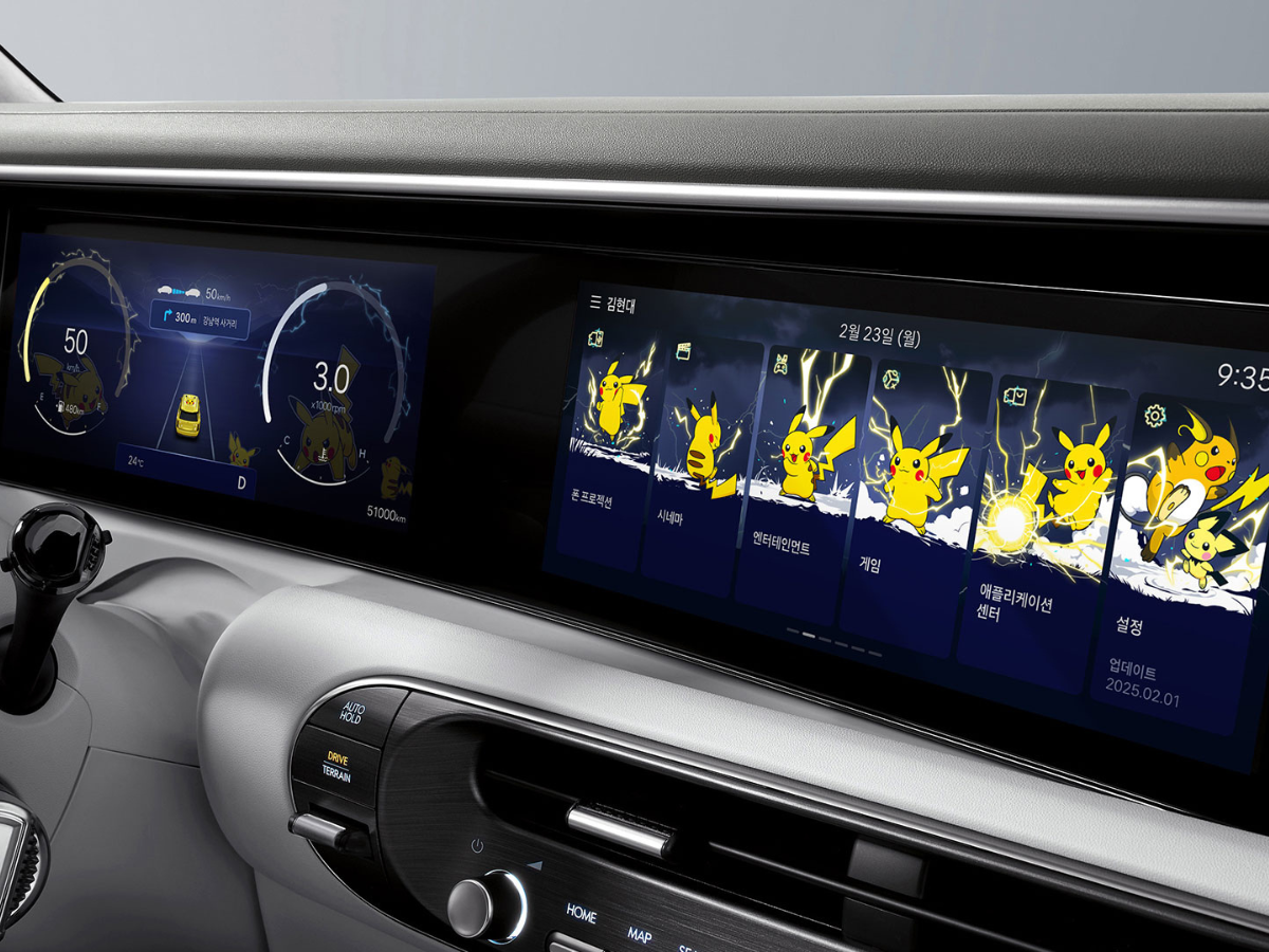 Hyundai launches Pokémon-themed infotainment cluster display