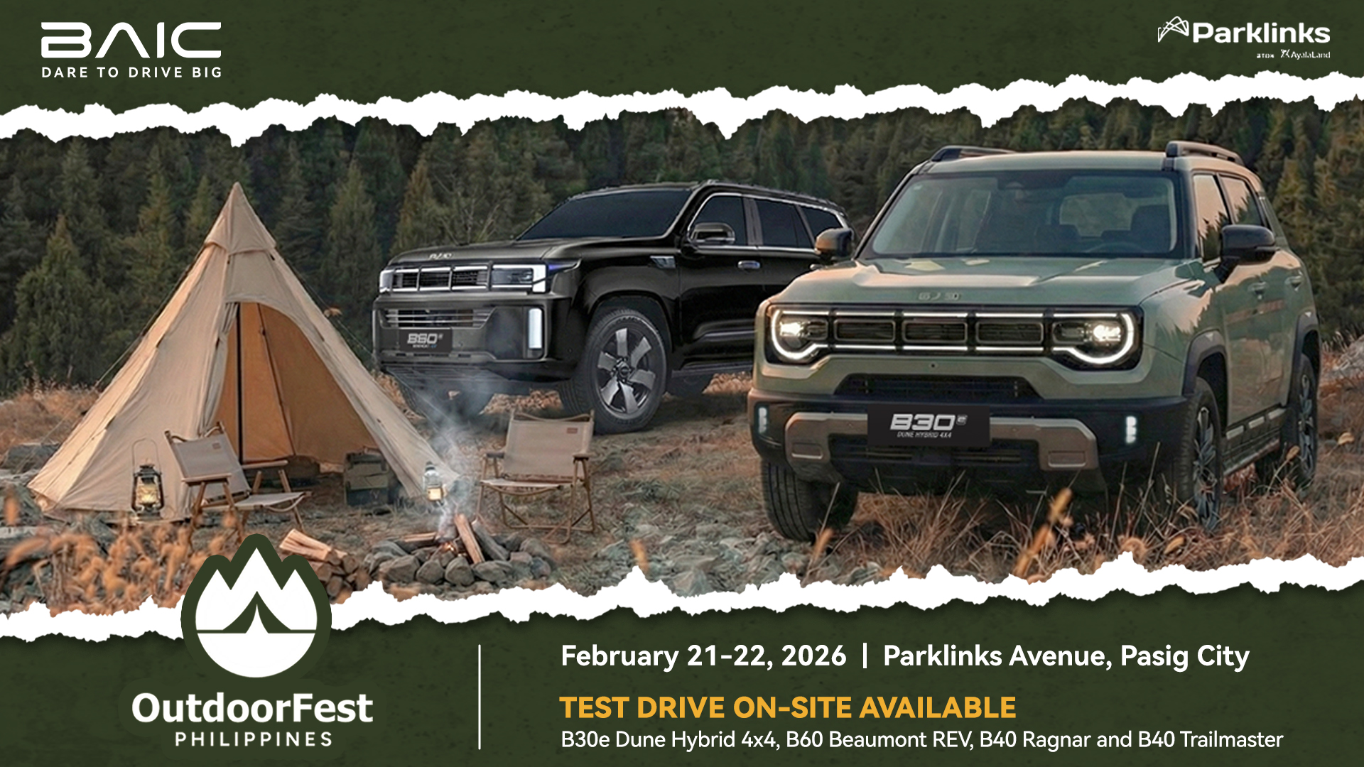 BAIC At the Outdoor fest 2026