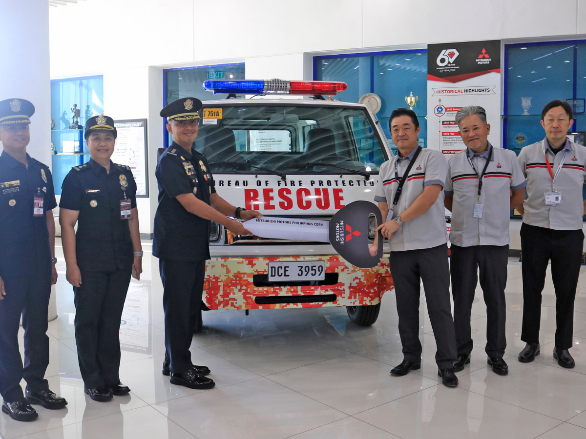 PH-made Mitsubishi L300 boosts Bureau of Fire Protection’s fleet