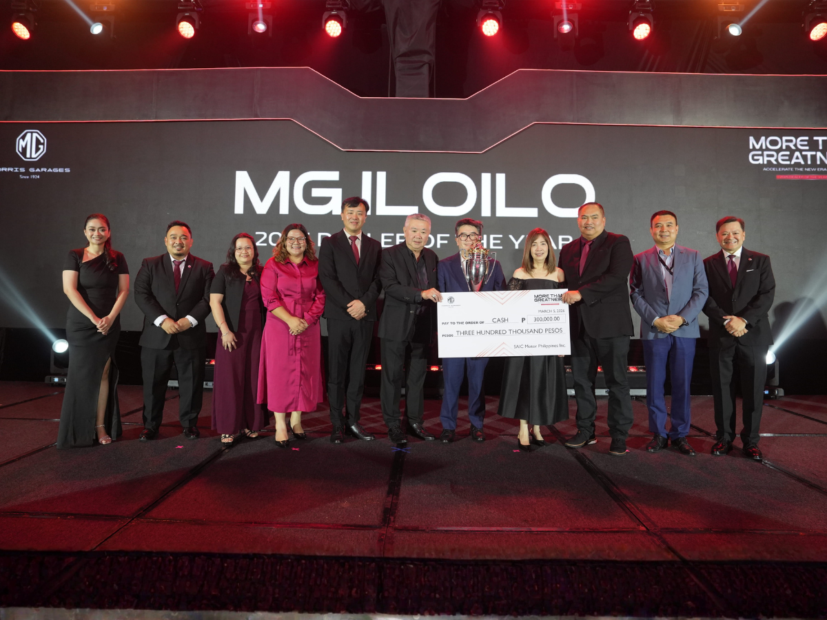 MG Iloilo wins brand’s Dealer of the Year Award anew