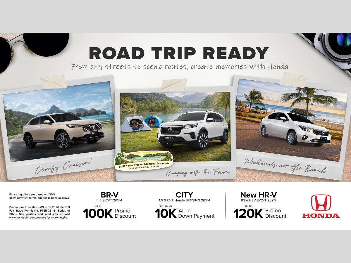 Honda Cars PH Road Trip Ready Promo