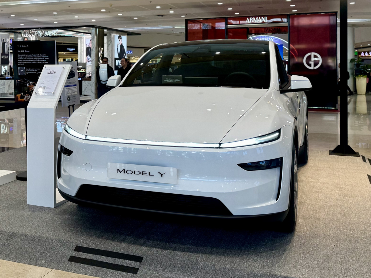 Tesla Model Y at SM Megamall