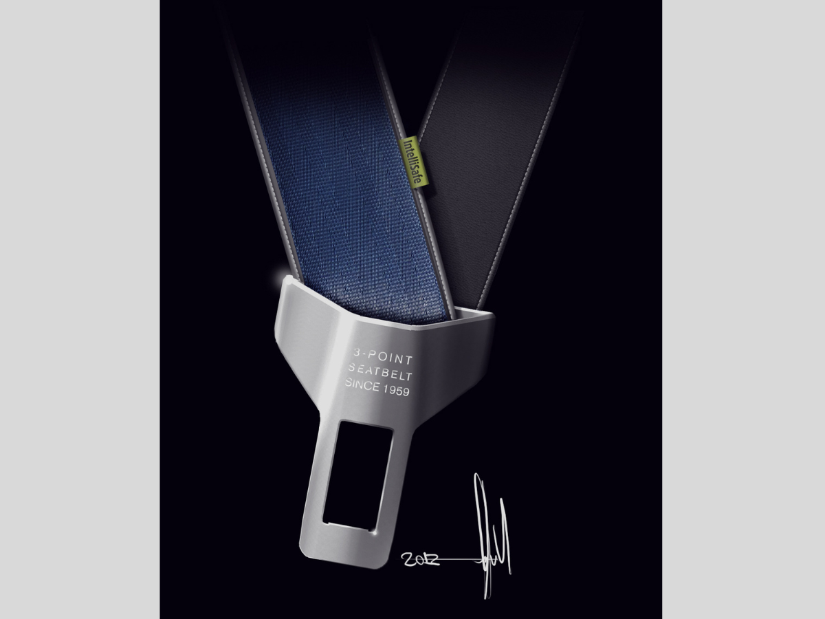 Three-point seatbelt