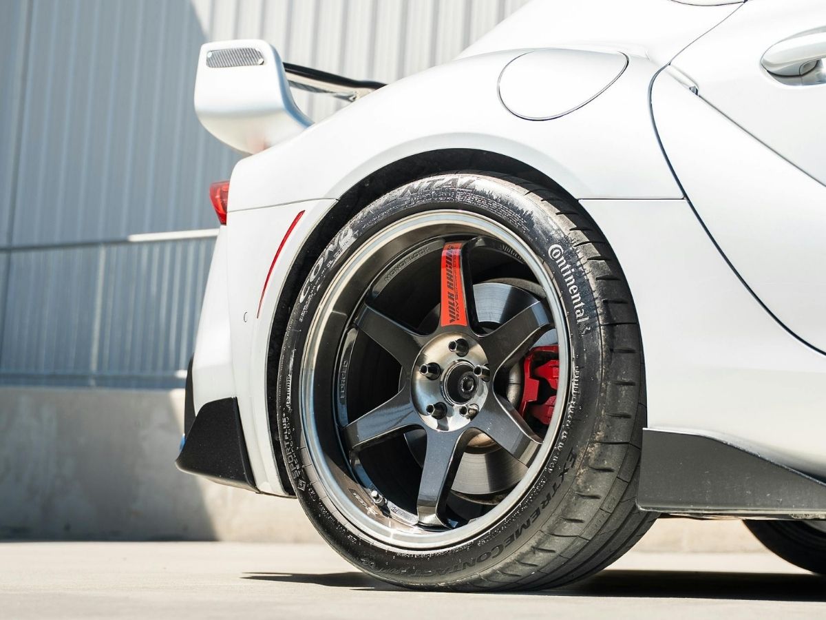 Continental Tire on a sports car