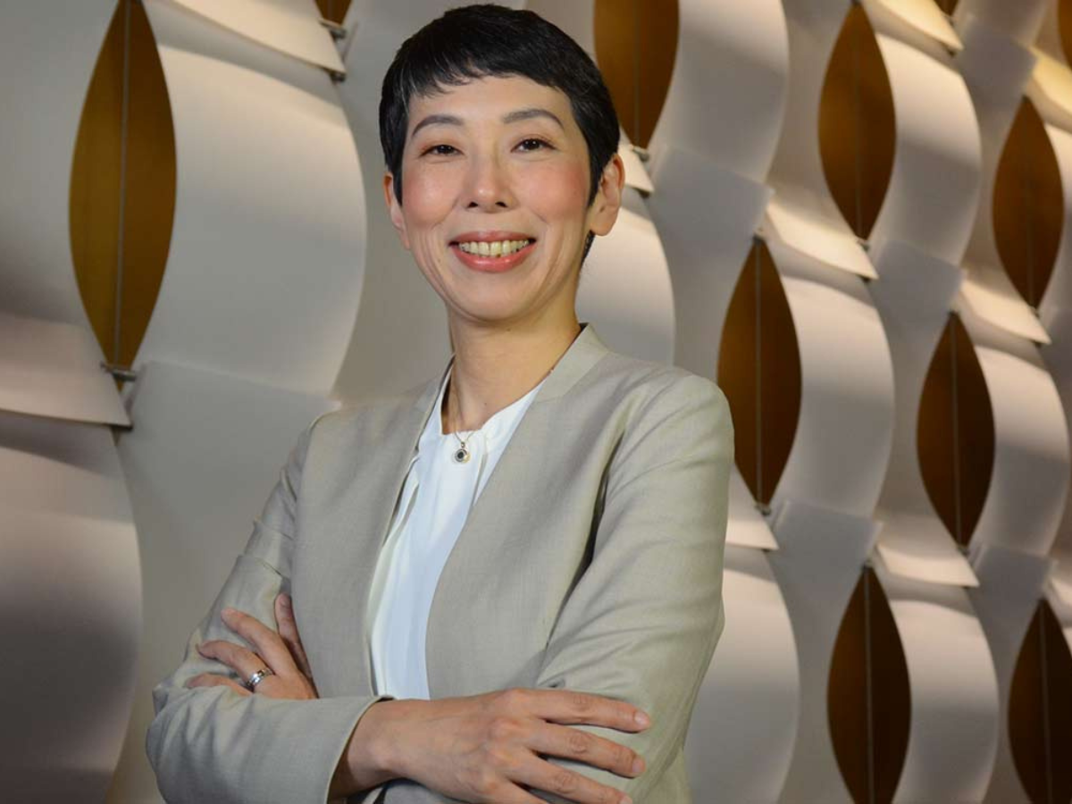 Outgoing HCPI President Rie Miyake