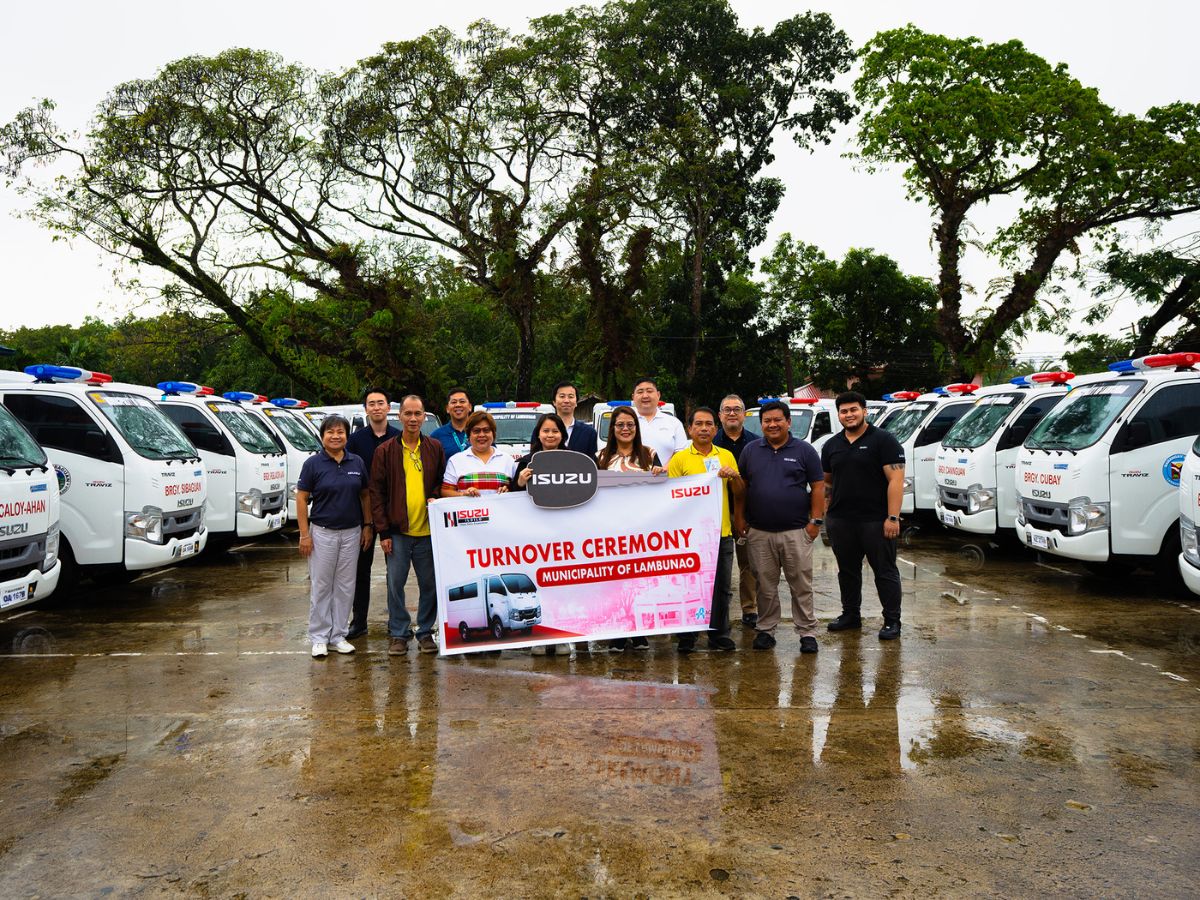 Lambunao LGU receives 20 Isuzu Traviz units to strengthen emergency response, health programs, logistics and barangay mobility.