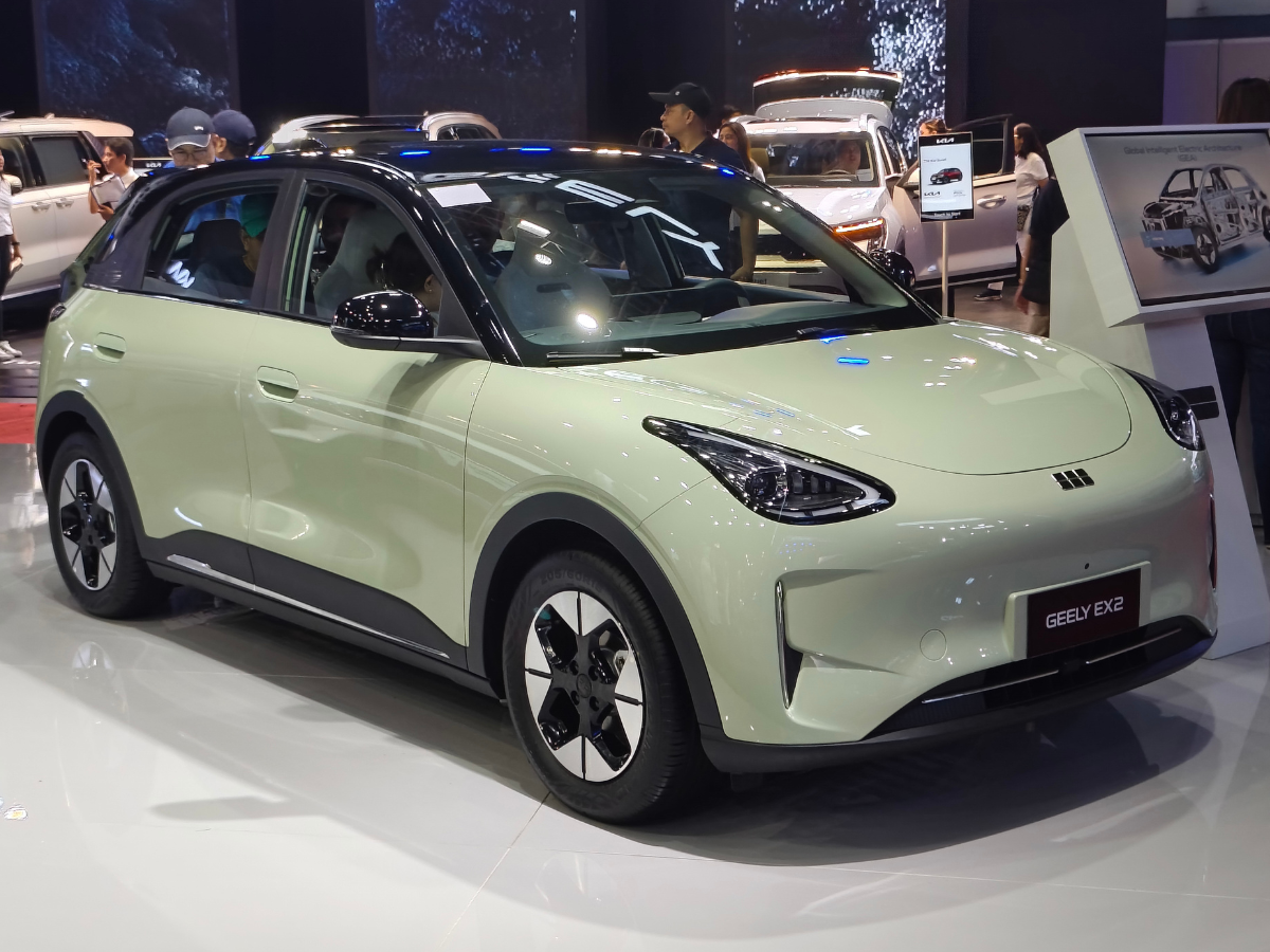 Geely previews EX2 all-electric subcompact hatchback