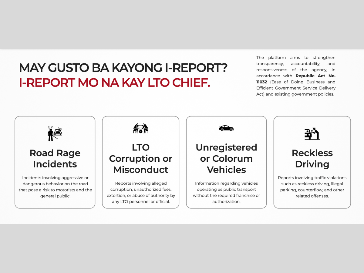I-report mo kay LTO Chief_2