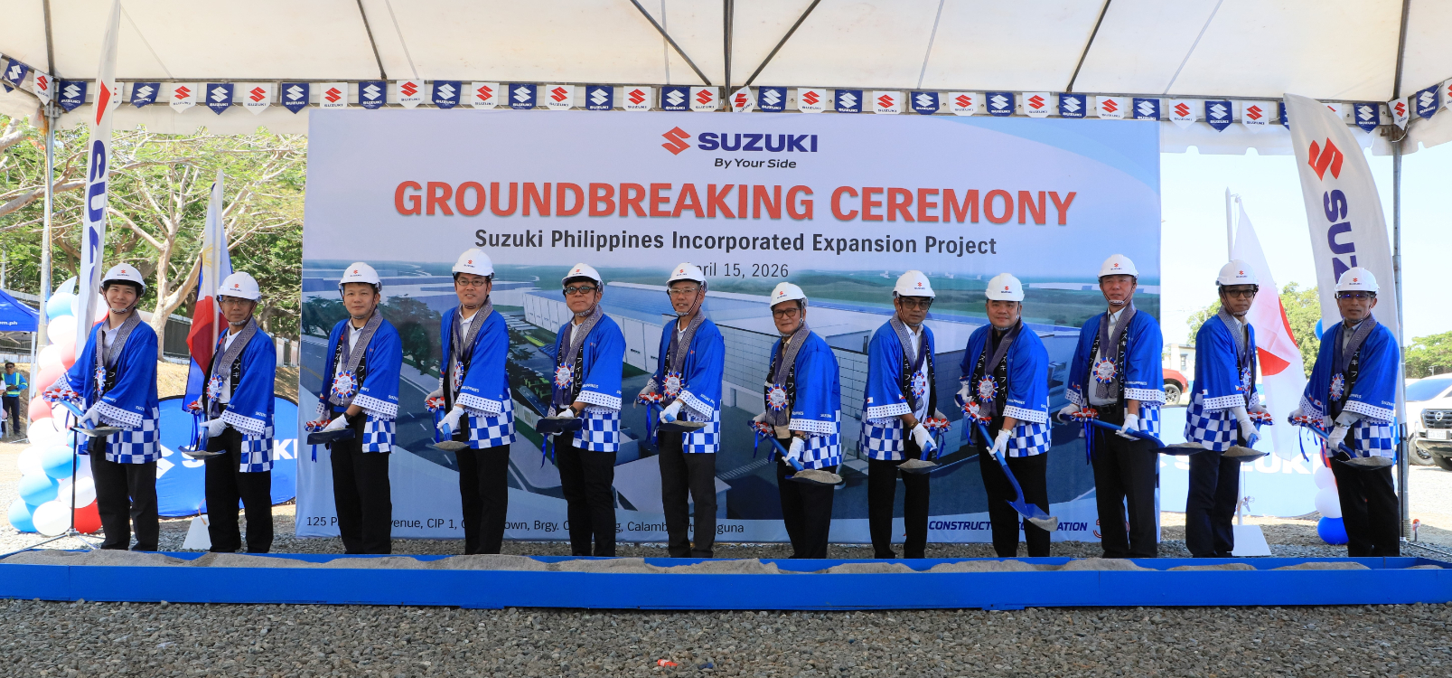 Suzuki Philippines builds integrated Laguna hub to improve logistics, training, and dealer support, targeting 2027 completion.