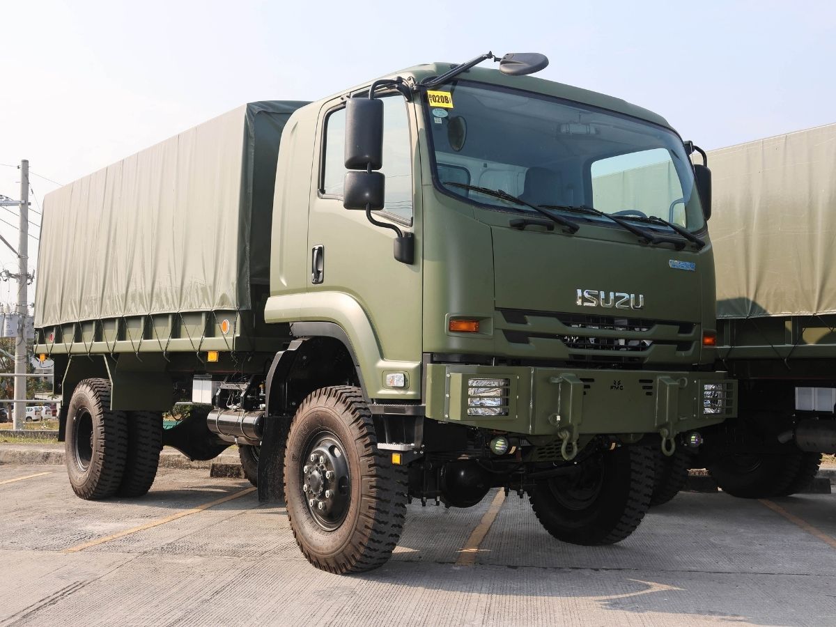 Isuzu Supports Defense with 205 4x4 Military Trucks