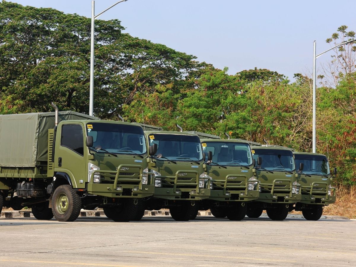 Isuzu Supports Defense with 205 4x4 Military Trucks