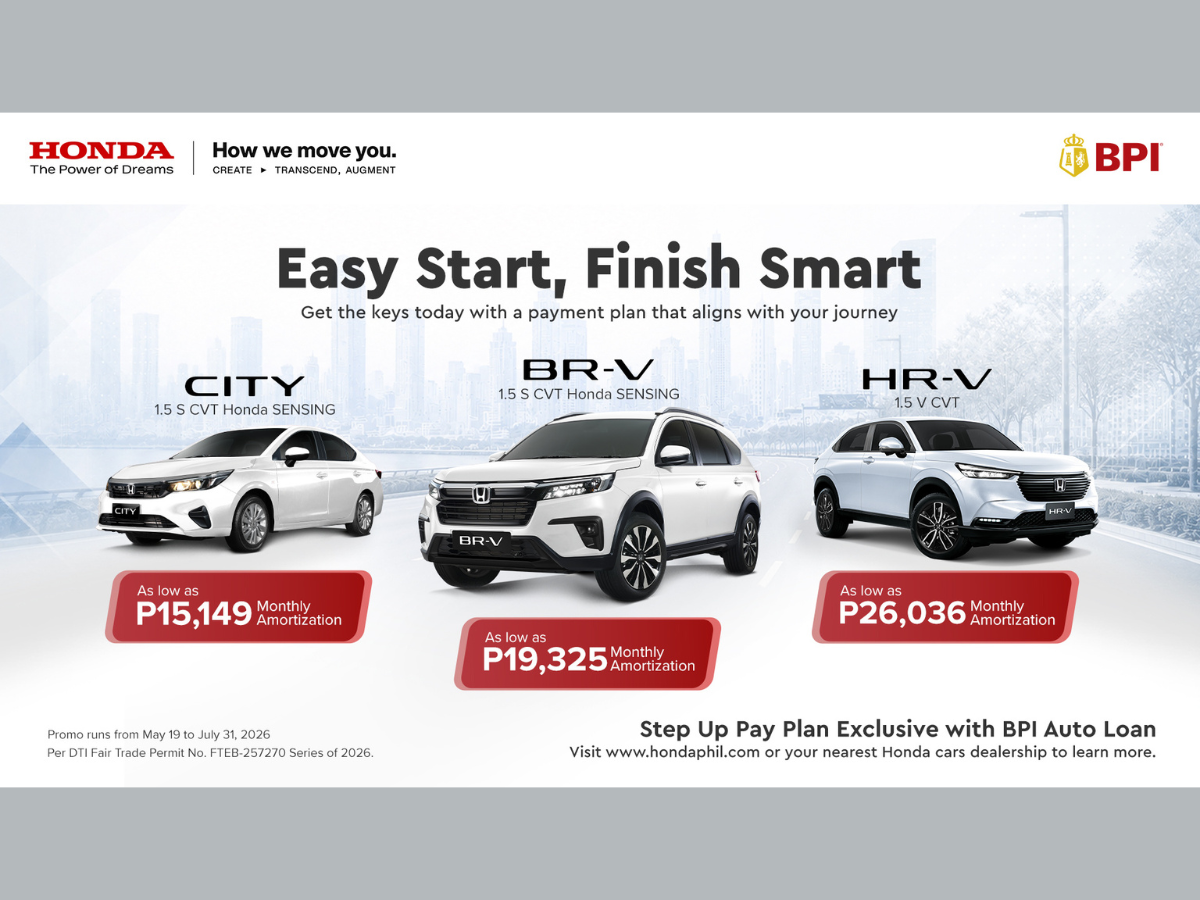 Honda Cars PH x BPI Promo