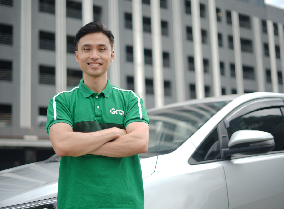 Grab fuel savings happy driver