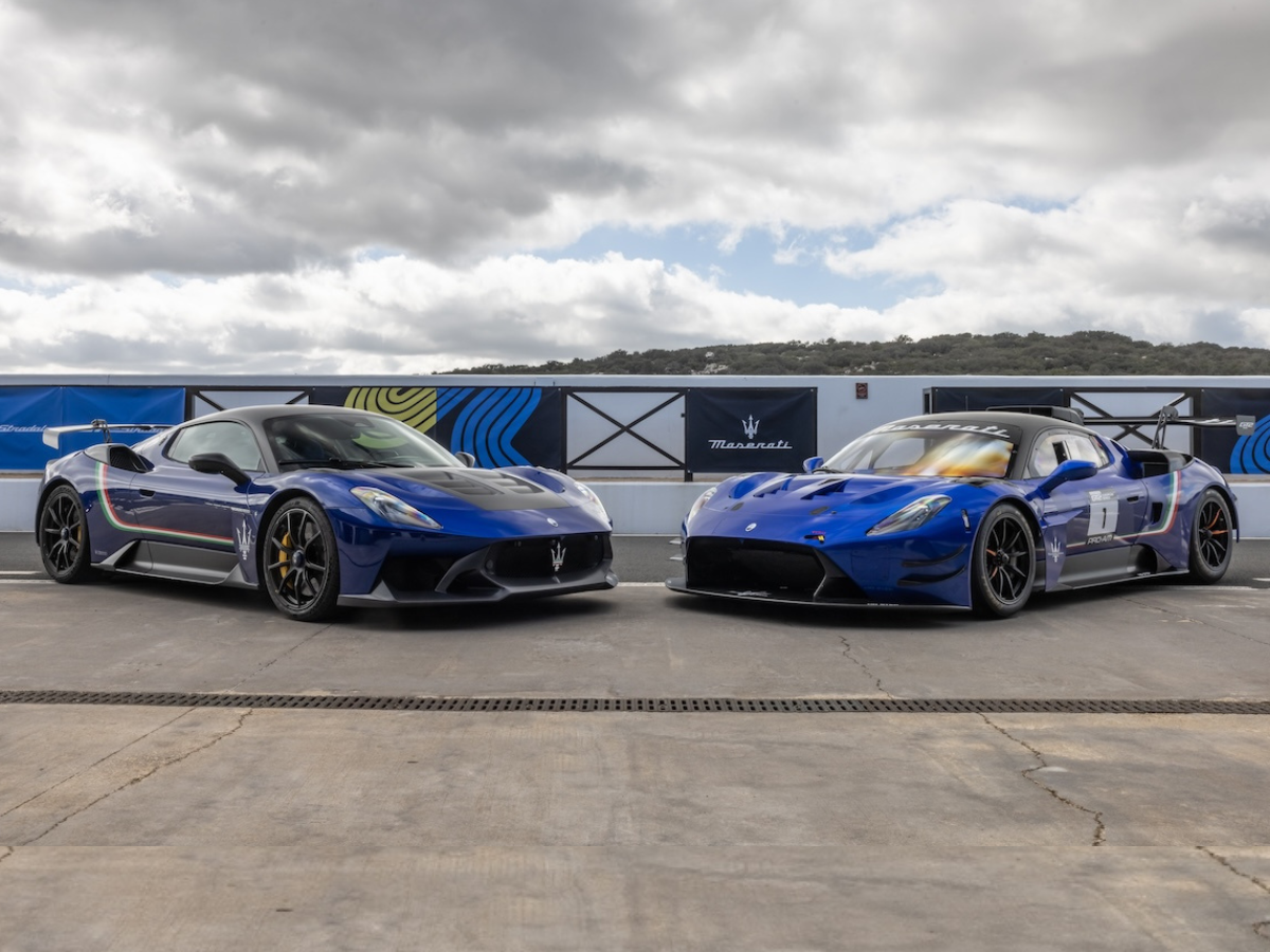 Maserati GT2 Stradale and GT2 racecar